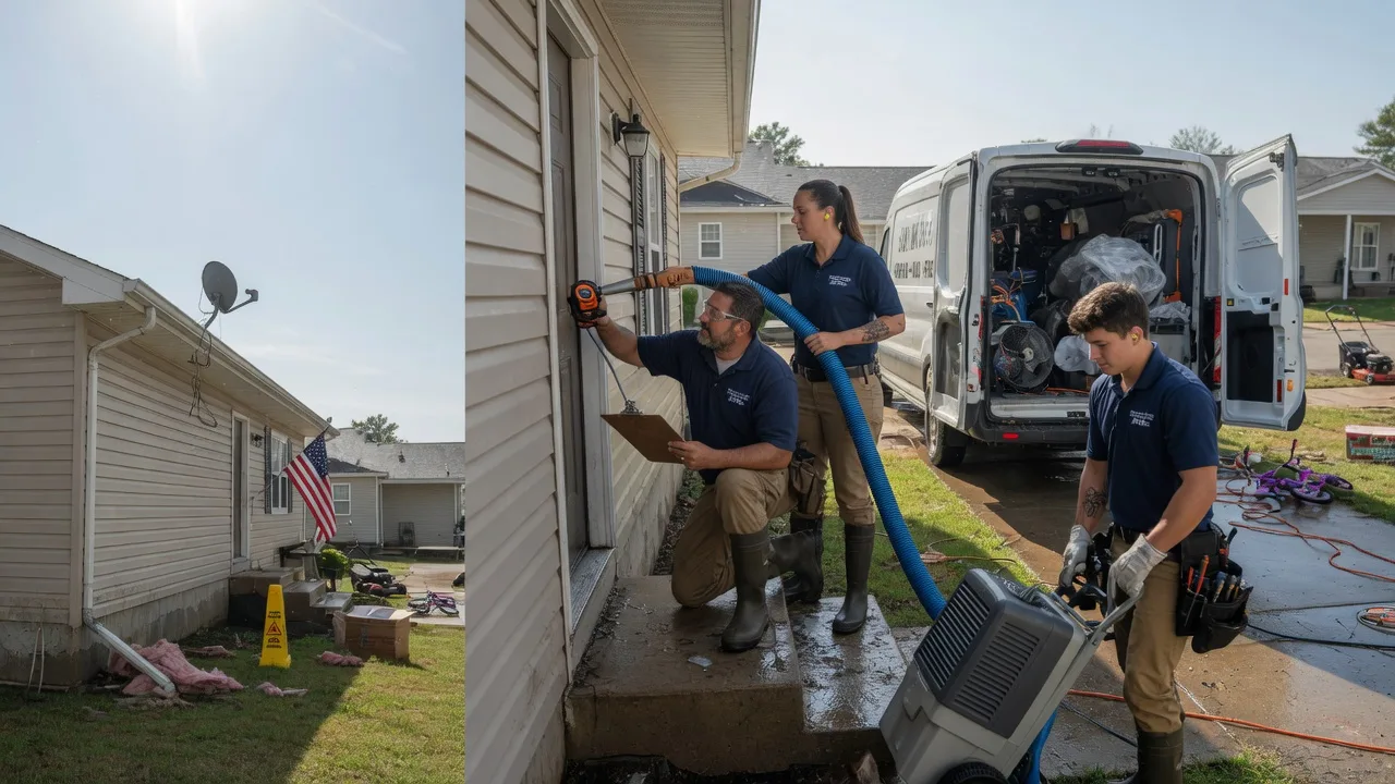 Ceiling Water Damage Restoration in Fredericktown, OH near me